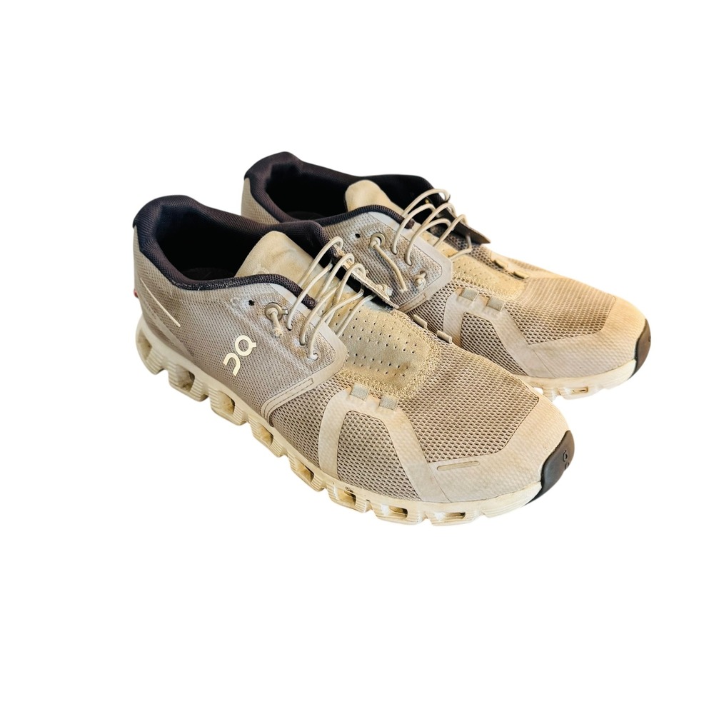 On Running Cloud Mens 7.5 Sneakers Gray Black Slip On Lightweight Running Shoes